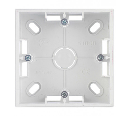 Коробка монтажная Simon 15 накладная алюминий (1590751-033) Коробка монтажная Simon 15 накладная алюминий (1590751-033)