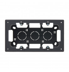Коробка монтажная Simon 24 Harmonie двухместная накладная графит (2400752-038)