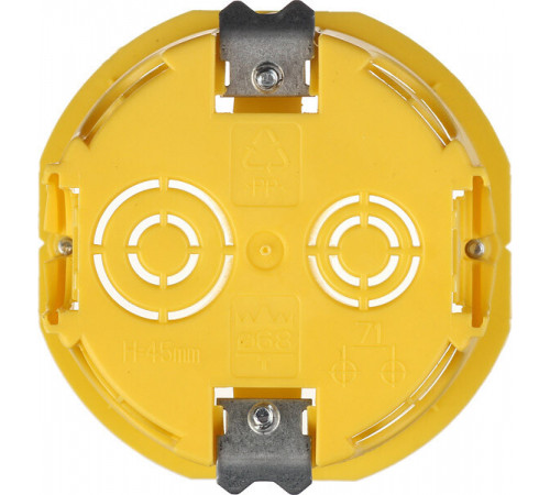 Коробка установочная Systeme Electric для гипсокартона d68х45 мм IP20 (IMT351501) Коробка установочная Systeme Electric для гипсокартона d68х45 мм IP20 (IMT351501)