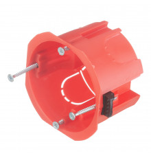 Коробка установочная Greenel для гипсокартона d68х45 мм IP20 (GE40022-R)