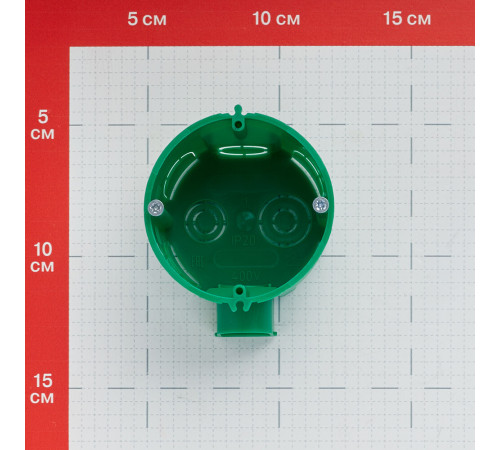 Коробка установочная Greenel для бетона d68х45 мм IP20 (GE40004‑10-R) Коробка установочная Greenel для бетона d68х45 мм IP20 (GE40004‑10-R)