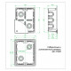 Коробка распределительная для гипсокартона 120х92х45 мм IP20 Greenel (GE41028)