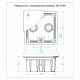 Коробка распределительная для бетона 92х92х45 мм IP20 Greenel (GE41001)