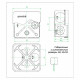 Коробка распределительная 80х80х40 мм IP67 Greenel (GE42435)