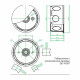 Коробка распределительная для бетона d80х40 мм IP20 Greenel (GE41007-R)