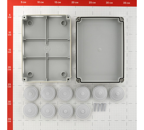 Коробка распределительная 190х140х70 мм IP55 Greenel (GE41244) Коробка распределительная 190х140х70 мм IP55 Greenel (GE41244)