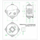 Коробка распределительная d75х40 мм IP44 Greenel (GE41237)