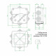 Коробка распределительная 100х100х50 мм IP55 Greenel (GE41234-05)