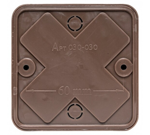 Коробка распределительная 78х78х26 мм IP42 EKF (plc-kmr-030-030kg-t) Коробка распределительная 78х78х26 мм IP42 EKF (plc-kmr-030-030kg-t)