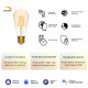 Лампа умная Gauss Smart Home филаментная диммируемая E27 7 Вт теплый/холодный 2500 К IP20 ретро