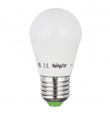 Лампа умная Navigator светодиодная диммируемая Е27 7 Вт RGB 2700-6500 К IP20 шар