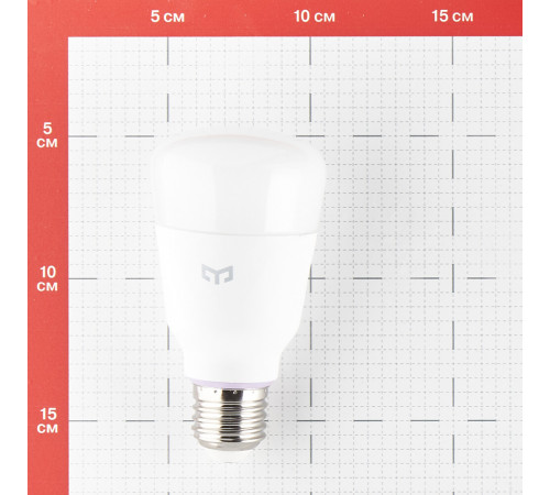 Лампа умная светодиодная Yeelight E27 8 Вт 900 Лм 180-260 В цилиндр матовая (1 шт.) Лампа умная светодиодная Yeelight E27 8 Вт 900 Лм 180-260 В цилиндр матовая (1 шт.)