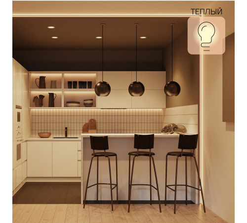 Лампа умная Gauss Smart Home светодиодная диммируемая E14 5 Вт теплый/холодный 2700-6500 К IP20 свеча Лампа умная Gauss Smart Home светодиодная диммируемая E14 5 Вт теплый/холодный 2700-6500 К IP20 свеча