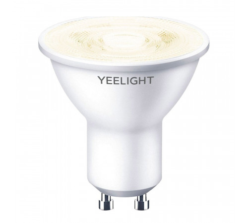 Лампа умная Yeelight Smart Home светодиодная диммируемая GU10 4,8 Вт белый 2700 К IP50 mr16 Лампа умная Yeelight Smart Home светодиодная диммируемая GU10 4,8 Вт белый 2700 К IP50 mr16