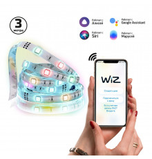 Лента светодиодная умная Gauss Smart Home комплект 12 Вт RGB 3000-6000 К IP20 3 м