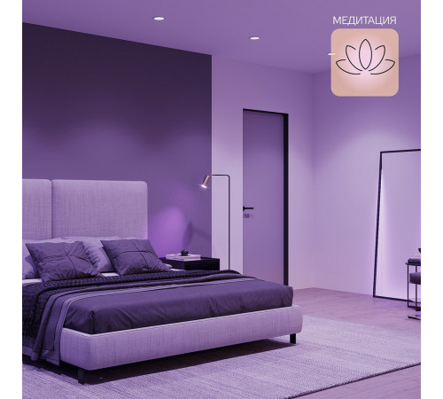 Лента светодиодная умная Gauss Smart Home комплект 12 Вт RGB 3000-6000 К IP20 3 м Лента светодиодная умная Gauss Smart Home комплект 12 Вт RGB 3000-6000 К IP20 3 м