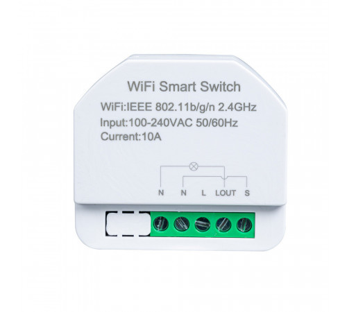 Умное WI-FI реле одноканальное Sibling Smart Home Powerswitch-M mini белое Умное WI-FI реле одноканальное Sibling Smart Home Powerswitch-M mini белое