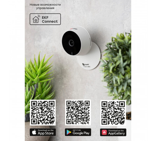 IP-камера EKF Connect M8S домашняя белая