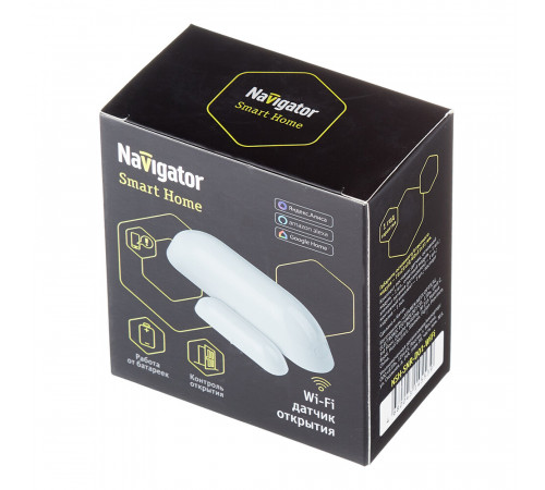 Умный датчик открытия окон и дверей Navigator Smart Home NSH-SNR-D01 белый Умный датчик открытия окон и дверей Navigator Smart Home NSH-SNR-D01 белый