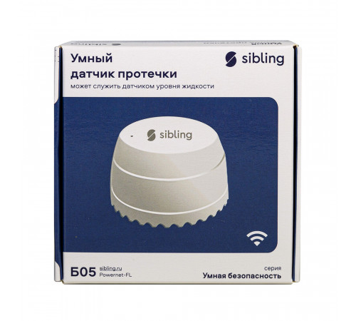 Умный датчик протечки Sibling Smart Home Powernet-FL белый Умный датчик протечки Sibling Smart Home Powernet-FL белый