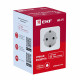 Умная розетка EKF Connect (RCS-1-WF) белая с заземлением