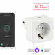 Умная розетка EKF Connect (RCS-1-WF) белая с заземлением