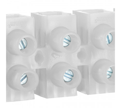Клеммник Rexant КВ-25 12х25 кв.мм полиэтиленовый белый (07-5025) Клеммник Rexant КВ-25 12х25 кв.мм полиэтиленовый белый (07-5025)