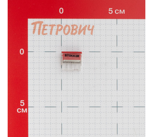 Клемма на 4 провода Stekker 0,5-2,5 кв.мм самозажимная без пасты (20 шт.) (49831) Клемма на 4 провода Stekker 0,5-2,5 кв.мм самозажимная без пасты (20 шт.) (49831)