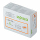 Клемма на 3 провода Wago 0,5-6 кв.мм с рычажками без пасты (30 шт.) (221-613)