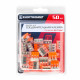 Клемма на 3 провода Electrovolt 221-413 0,2-4 кв.мм с рычажками без пасты (50 шт.) (ЦБ-00015943/605535)