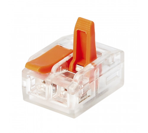 Клемма на 2 провода Electrovolt 221-412 0,2-4 кв.мм с рычажками без пасты (50 шт.) (ЦБ-00015942/605085) Клемма на 2 провода Electrovolt 221-412 0,2-4 кв.мм с рычажками без пасты (50 шт.) (ЦБ-00015942/605085)