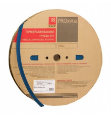 Трубка термоусадочная EKF PROxima ТУТ нг 2/1 мм синяя (200 м)
