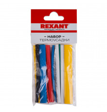 Трубка термоусадочная Rexant Multicolor ТУТ 2/1 мм 100 мм 6 цветов (13 шт.)