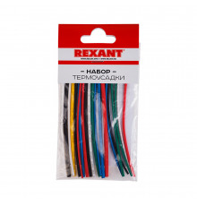 Трубка термоусадочная Rexant Small Tube ТУТ 2/1 мм 100 мм 6 цветов (20 шт.)