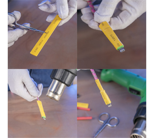 Трубка термоусадочная Rexant Multicolor ТУТ 2/1 мм 100 мм 6 цветов (13 шт.)