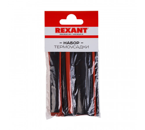 Трубка термоусадочная Rexant Maximum ТУТ 2/1 мм 100 мм 2 цвета (14 шт.) Трубка термоусадочная Rexant Maximum ТУТ 2/1 мм 100 мм 2 цвета (14 шт.)