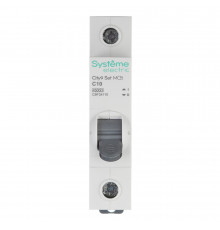 Автоматический выключатель модульный Systeme Electric City9 Set 1P 10А тип C 4,5 кА 230 В (C9F34110)