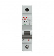 Автоматический выключатель модульный EKF Averes AV-10 1Р 10А тип B 6 кА 230 В (mcb6-1-10B-av)