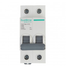 Автоматический выключатель модульный Systeme Electric City9 Set 2P 50А тип C 4,5 кА 230 В (C9F34250)