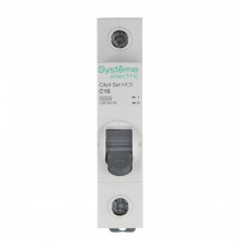 Автоматический выключатель модульный Systeme Electric City9 Set 1P 16А тип C 4,5 кА 230 В (C9F34116)