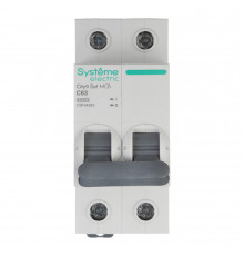 Автоматический выключатель модульный Systeme Electric City9 Set 2P 63А тип C 4,5 кА 230 В (C9F34263)