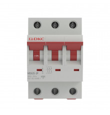 Автоматический выключатель модульный DKC Yon Max MD63S 3P 16А тип C 4,5 кА 400 В (MD63S-3PC16)