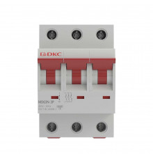 Автоматический выключатель модульный DKC Yon Max MD63N 3P 16А тип C 6 кА 400 В (MD63N-3PC16)