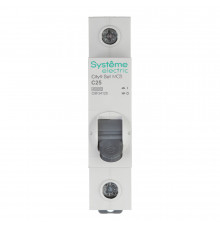Автоматический выключатель модульный Systeme Electric City9 Set 1P 25А тип C 4,5 кА 230 В (C9F34125)