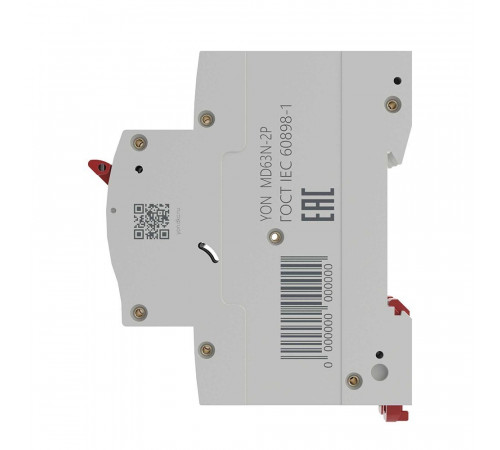 Автоматический выключатель модульный DKC Yon Max MD63N 2P 25А тип C 6 кА 400 В (MD63N-2PC25) Автоматический выключатель модульный DKC Yon Max MD63N 2P 25А тип C 6 кА 400 В (MD63N-2PC25)