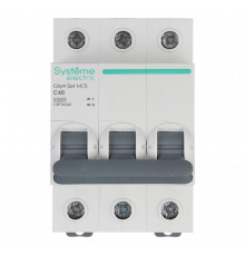 Автоматический выключатель модульный Systeme Electric City9 Set 3P 40А тип C 4,5 кА 230 В (C9F34340)