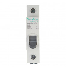Автоматический выключатель модульный Systeme Electric City9 Set 1P 40А тип C 4,5 кА 230 В (C9F34140)