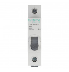 Автоматический выключатель модульный Systeme Electric City9 Set 1P 10А тип B 4,5 кА 230 В (C9F14110)