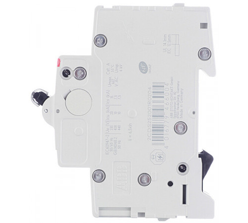Автоматический выключатель модульный ABB S202 2P 20А тип C 6 кА 400 В (2CDS252001R0204) Автоматический выключатель модульный ABB S202 2P 20А тип C 6 кА 400 В (2CDS252001R0204)