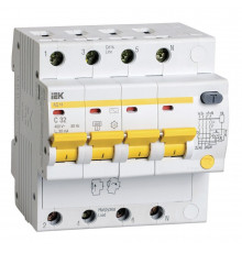 Автомат дифференциальный IEK Karat 32А 3P+N тип AC 30 мА 4,5 кА (MAD10-4-032-C-030)